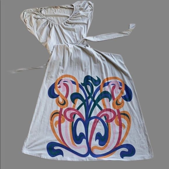 Tulle XL Maxi Dress with Motif Design (g7) - Picture 1 of 15